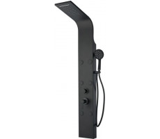 Душевая панель Aquanet Galaxy Black AP40-04 с гидромассажем, черный 