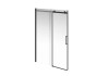 Душевая дверь 140х210см Kerama Marazzi Cristallo CT.140.1/2.SD.BLK.M раздвижная с функцией soft close, цвет: черный матовый