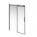 Душевая дверь 140х210см Kerama Marazzi Cristallo CT.140.1/2.SD.BLK.M раздвижная с функцией soft close, цвет: черный матовый