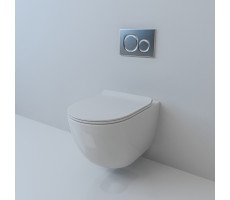 Унитаз подвесной ESBANO GARCIA ESUPGARCWM белый матовый, микролифт Унитаз подвесной ESBANO GARCIA ESUPGARCWM белый матовый, микролифт