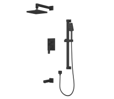 Встроенная душевая система RUSH Thira TR3635-60Black черный 