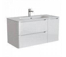 Тумба с раковиной IDDIS Edifice 100 подвесная белая EDI10W1i95K  