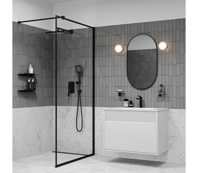 Встраиваемая система с тропическим и ручным душем, матовый черный, Parker, IDDIS, PARBL02i67 Встраиваемая система с тропическим и ручным душем, матовый черный, Parker, IDDIS, PARBL02i67