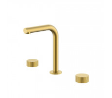 Смеситель на столешницу STICK LINEA на 3 отв. Matt Gold Boheme 152-MG.3 золото матовое Смеситель на столешницу STICK LINEA на 3 отв. Matt Gold Boheme 152-MG.3 золото матовое