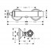 Термостат смеситель для душа Axor Montreux 16261820 никель 