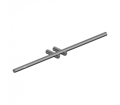 Полотенцедержатель двойной ABBER Osten 316 AA1855BGG оружейная сталь брашированная 