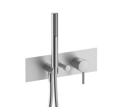 Смеситель для ванны Fantini Nostromo 50 93 E384B Нержавейка Смеситель для ванны Fantini Nostromo 50 93 E384B Нержавейка