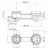 Смеситель для ванны и душа WasserKRAFT Sauer 7100 7171 золото 