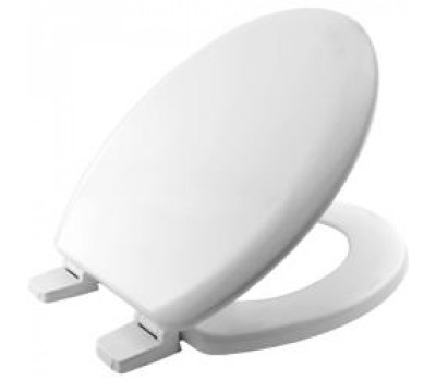 Сиденье для туалета деревянное, белое  NOFER 5000AR 