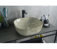 Раковина накладная Gid Mnc545 Под камень глянцевый 