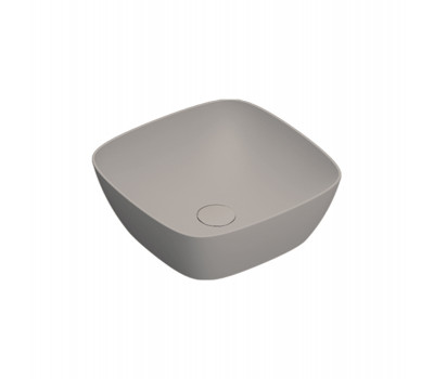 Раковина 40x40 накладная Catalano Alvea 622400032 Tortora Satinato 