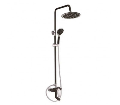 Душевая система Shevanik S9836H, черный/хром