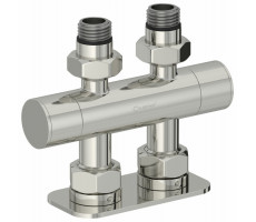 Вентиль Сунержа EU50 2 х НР G 1/2" / 2 х НГ G 3/4" прямой скрытый цвет-сталь без покрытия 00-1417-1234 