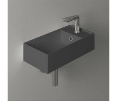 Раковина подвесная или накладная 50х27 SIMAS Agile AG50 antracite  matt*1 антрацит матовый