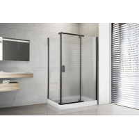 Душевой угол с поддоном Royal Bath  RB  HPV-C-BL 140х90х213 (матовое) черный 