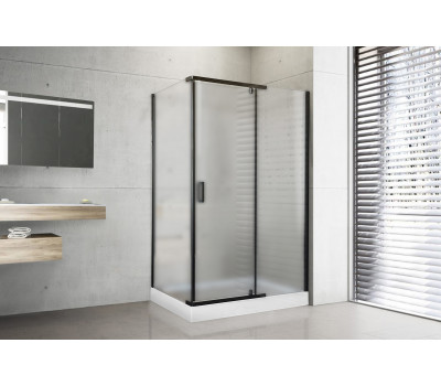Душевой угол с поддоном Royal Bath  RB  HPV-C-BL 140х90х213 (матовое) черный 