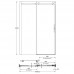 Душевая дверь Kerama Marazzi Cristallo CT.140.2/2.SD  