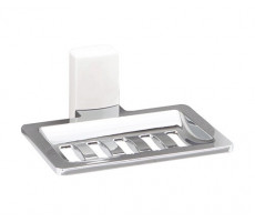 Мыльница WasserKRAFT Leine K-5000 WHITE 5069W белый матовый/хром 