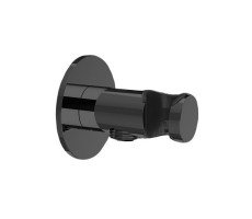 Вывод из стены с держателем для душевой лейки Almar    E095037.MB Черный  Вывод из стены с держателем для душевой лейки Almar    E095037.MB Черный