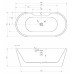 Акриловая ванна ABBER AB9299-1.6 белая Акриловая ванна ABBER AB9299-1.6 белая