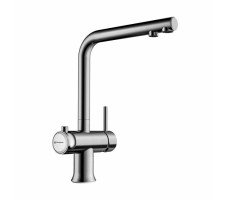 Смеситель для кухни OMOIKIRI Hotaru, цвет-сталь нержавеющая/белый 4994050 Смеситель для кухни OMOIKIRI Hotaru, цвет-сталь нержавеющая/белый 4994050