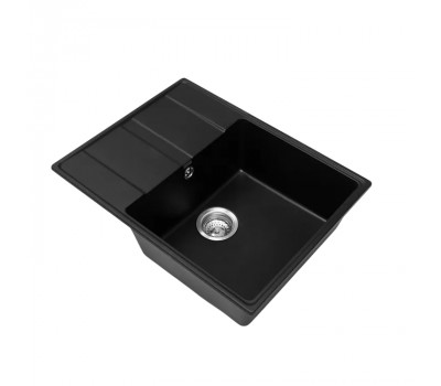 Кухонная мойка Grandex Aqua Topline 600315, черный металлик