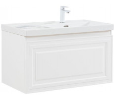 Тумба с раковиной Aquanet Агата 90 R 1 ящ. цв. белый сатин 00365936 Тумба с раковиной Aquanet Агата 90 R 1 ящ. цв. белый сатин 00365936