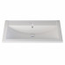 Раковина для ванной кварцевая Uperwood Foster Quartz 80х45,5х17,5 см, белая матовая, жасмин 291030036 Раковина для ванной кварцевая Uperwood Foster Quartz 80х45,5х17,5 см, белая матовая, жасмин 291030036