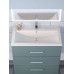 Раковина для ванной кварцевая Uperwood Foster Quartz 80х45,5х17,5 см, белая матовая, жасмин 291030036 Раковина для ванной кварцевая Uperwood Foster Quartz 80х45,5х17,5 см, белая матовая, жасмин 291030036