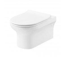 Унитаз подвесной Creo Ceramique Azura ARCHI AR1100R с тонкой крышкой микролифт