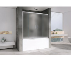 Шторка на ванну ABBER Schwarzer Diamant AG57150M хром Шторка на ванну ABBER Schwarzer Diamant AG57150M хром