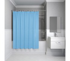 Штора для ванной, 200x240 см, Полиэстер, голубой, IDDIS BL06P24i11 Штора для ванной, 200x240 см, Полиэстер, голубой, IDDIS BL06P24i11