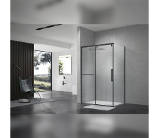 Душевой уголок Terminus Альба прямоугольная 90х120х220, черный Душевой уголок Terminus Альба прямоугольная 90х120х220, черный