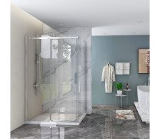 Душевой угол Veconi Rovigo RV-071, 1300х800х1950, хром, стекло прозрачное Душевой угол Veconi Rovigo RV-071, 1300х800х1950, хром, стекло прозрачное