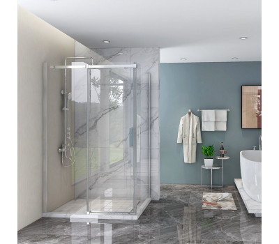 Душевой угол Veconi Rovigo RV-071, 1300х800х1950, хром, стекло прозрачное  Душевой угол Veconi Rovigo RV-071, 1300х800х1950, хром, стекло прозрачное