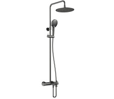 Душевая система с термостатом AQUAme Siena AQM8008GM Металл 