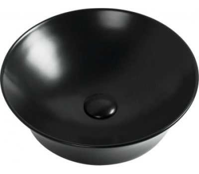 Раковина накладная Aquanet Smart-1-MB 42 черный матовый Раковина накладная Aquanet Smart-1-MB 42 черный матовый