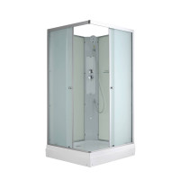 Душевая кабина AvaCan CK2090N без крыши матовый Хром 