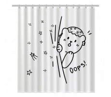 Шторка для ванной Fixsen Teddy Oops FX-2505 Шторка для ванной Fixsen Teddy Oops FX-2505