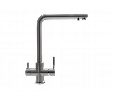 Смеситель ULGRAN Steel 016-001, цвет "брашированная сталь" US-016-001 Смеситель ULGRAN Steel 016-001, цвет "брашированная сталь" US-016-001