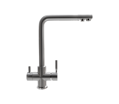 Смеситель ULGRAN Steel 016-001, цвет "брашированная сталь" US-016-001 