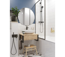 Тумба под раковину 1Marka GRUNGE LOFT 60П 1в.я Дуб Вотан Тумба под раковину 1Marka GRUNGE LOFT 60П 1в.я Дуб Вотан