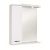 Шкаф-зеркало Onika Ника 60 белый, левый, с подсветкой 206015 