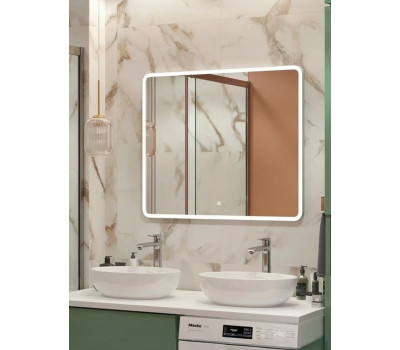 Зеркало для ванной с подсветкой Uperwood Foster 100х80 см, сенсор/антизапотевание 291020590 