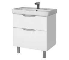 Тумба под раковину подвесная/напольная Dreja Q Plus 80 см, белый Тумба под раковину подвесная/напольная Dreja Q Plus 80 см, белый