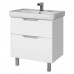 Тумба под раковину подвесная/напольная Dreja Q Plus 80 см, белый