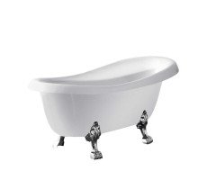 Ванна акриловая 170х75 Vincea VBT-120-1700-Cr цвет белый, слив-перелив и ножки в комплекте,хром Ванна акриловая 170х75 Vincea VBT-120-1700-Cr цвет белый, слив-перелив и ножки в комплекте,хром