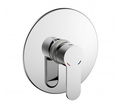 Встраиваемый смеситель 1-функц. Bravat PB839103CP-RUS Хром 