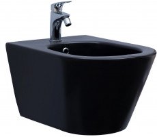 Биде подвесное L3WBBlack AVVA Logan черный 288927 Биде подвесное L3WBBlack AVVA Logan черный 288927