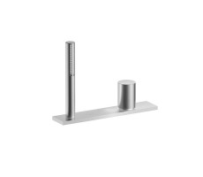 Смеситель для ванны Fantini Milano 31 93 3067 Матовая сталь 